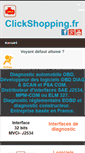 Mobile Screenshot of clickshopping.fr