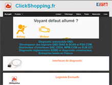 Tablet Screenshot of clickshopping.fr